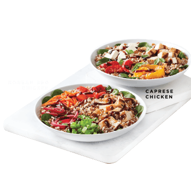 Grain Bowls Korean q Caprese Chicken Tropical Smoothie Cafe